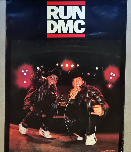 Run DMC 'Raising Hell' Original Poster 1986