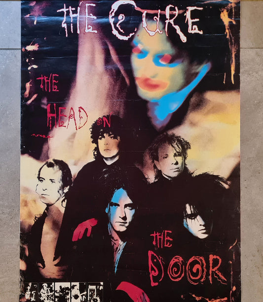 The Cure 'The Head on the Door' Original Poster 1985